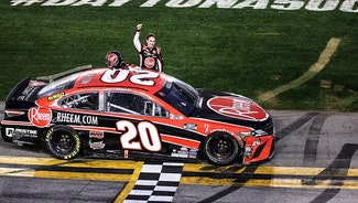 Next Story Image: Christopher Bell passes Joey Logano late to earn first career Cup win
